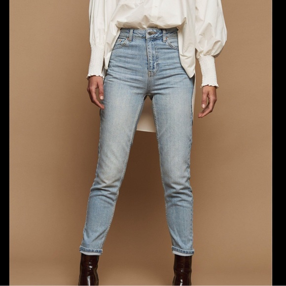 Topshop Denim - Topshop Medium Wash Mom Jeans